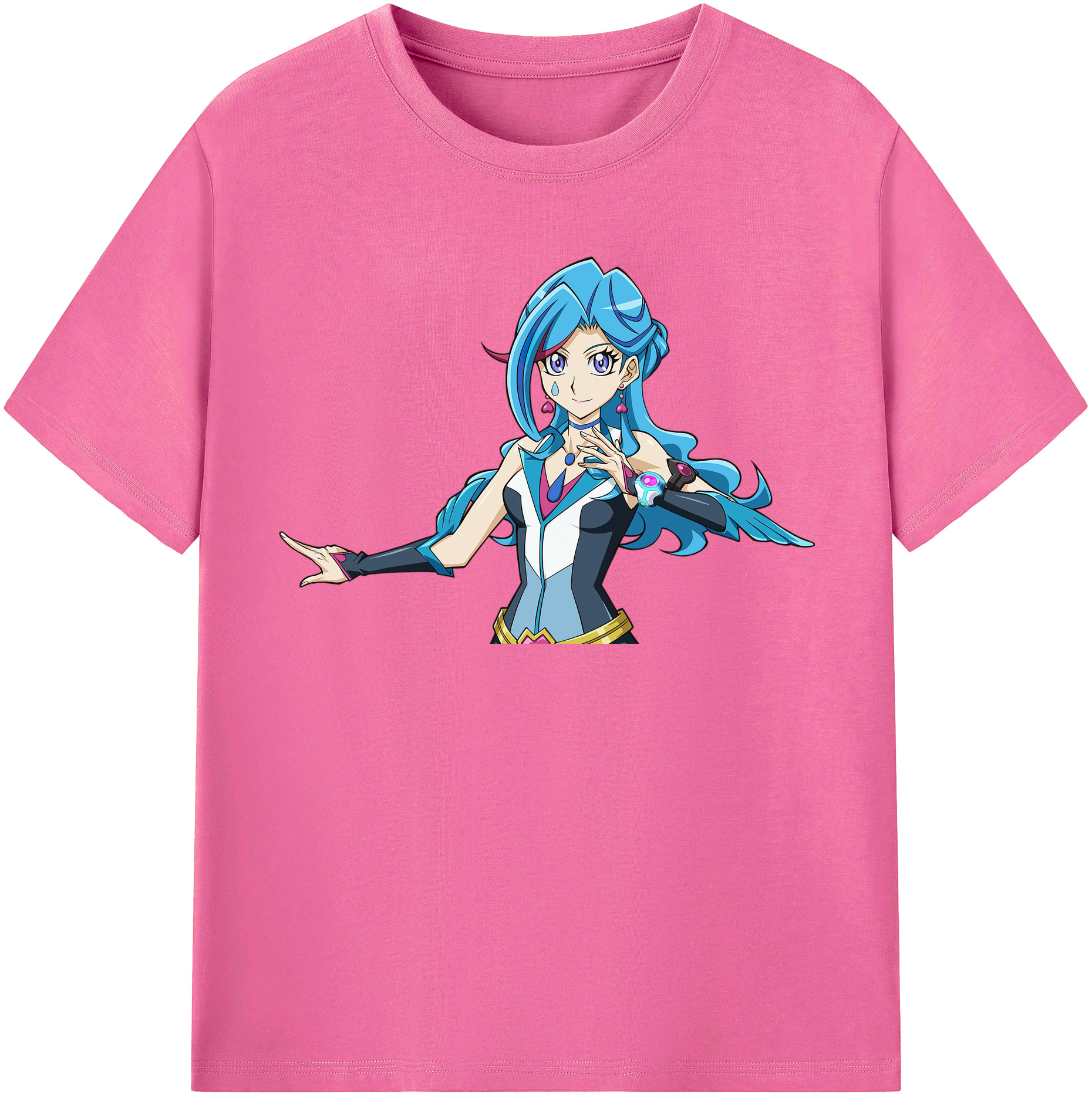 （画像用） 遊☆戯☆王 Yu-Gi-Oh! レディースカジュアルプリントTシャツ（綿100％）